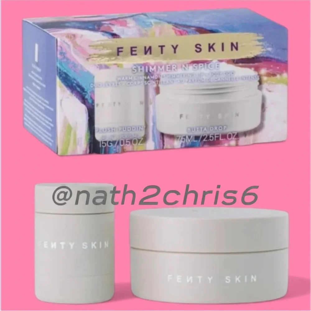 FENTY Skin Shimmer N Spice lip and body duo & Cherriez Gone Bad Lmt Ed. Sets New